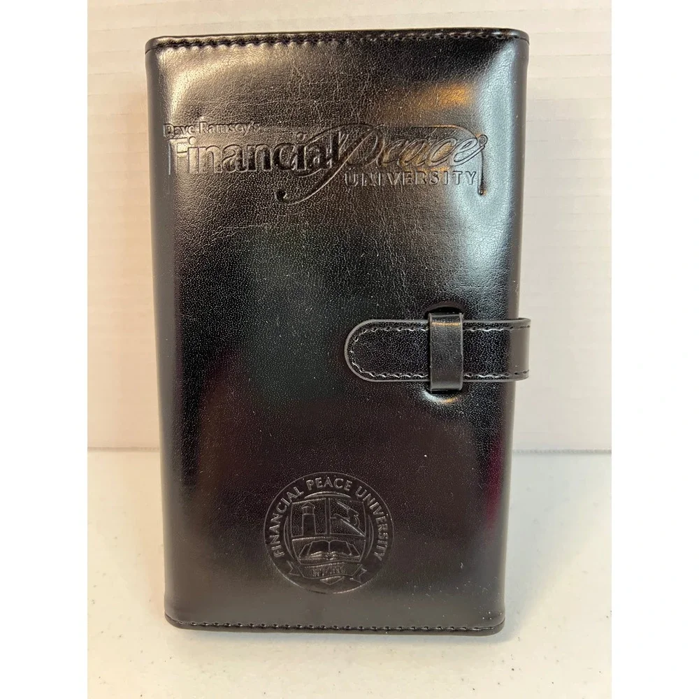 Dave Ramsey Financial Peace Uni Cash Envelope System Wallet Black Budgeting